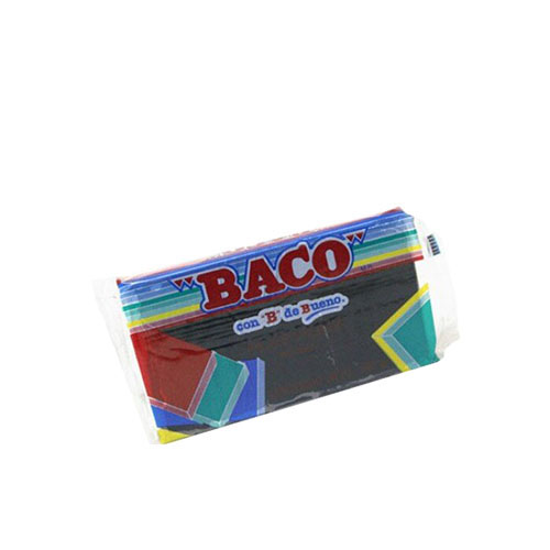 Plastilina Baco Marquilla, 180 Gramos, Negro, (1 Barra)