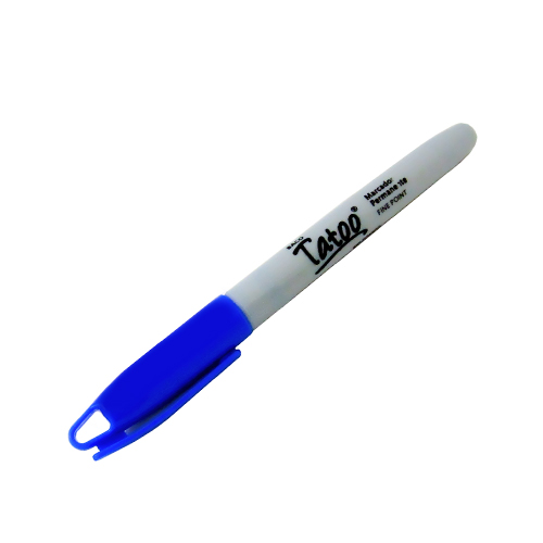 Marcador Baco Permanente P/F Tatoo,Azul, (1 Pieza)
