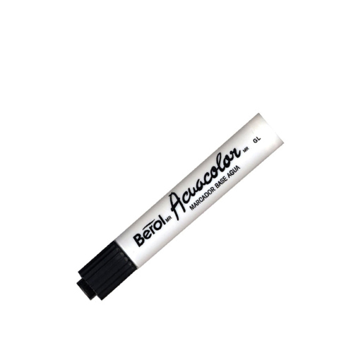Marcador Acuacolor Berol, Negro, (1 Pieza)
