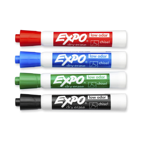 Marcador Expo, Para Pintarron, Colores Surtidos, (1 Paquete)