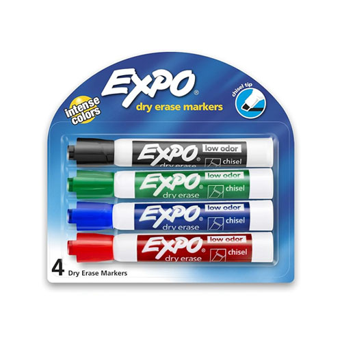 Marcador Expo, Para Pintarron, Colores Surtidos, (1 Paquete)