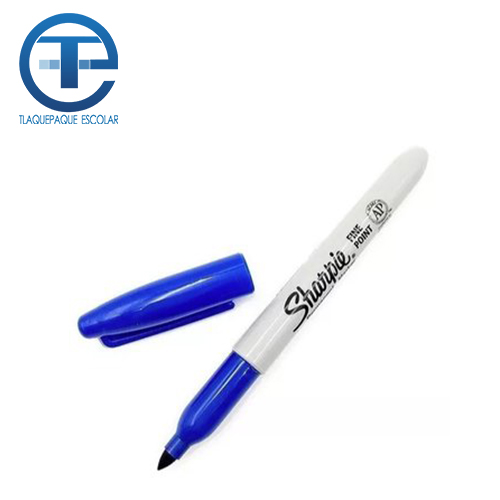 Marcador Permanente Sharpie, Punto Fino, Azul, (1 Pieza)