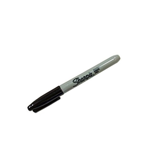 Marcador Permanente Sharpie, Punto Fino, Negro, (1 Pieza)
