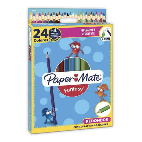 Colores PaperMate C/24 Colores (1 Caja)
