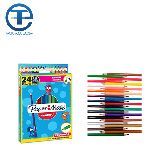 Colores PaperMate C/24 Colores (1 Caja)
