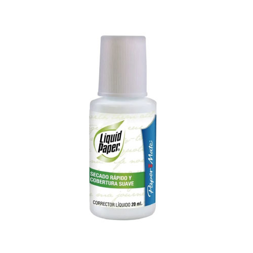 Corrector Liquid Paper Fluid, Frasco, 20 Ml, (1 Pieza)