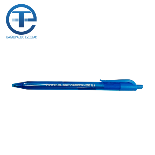 Bolígrafo Kilométrico PaperMate, 100RT, Color Azul, (1 Pieza)
