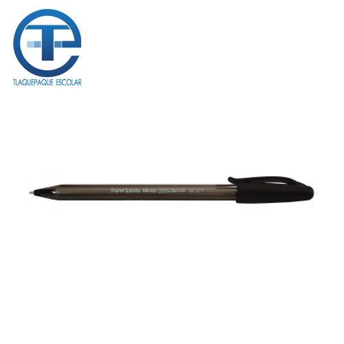 Bolígrafo Kilométrico PaperMate, Punto Fino, Color Negro, (1 Pieza)