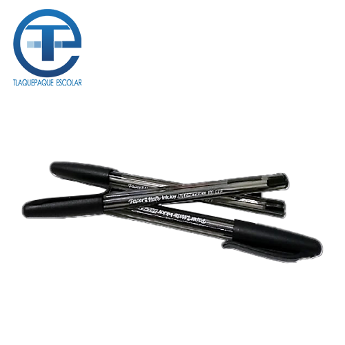 Bolígrafo Kilométrico PaperMate, Punto Fino, Color Negro, (1 Pieza)