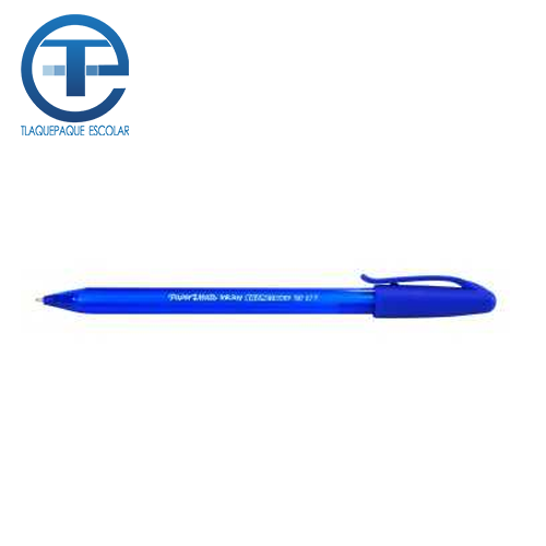 Bolígrafo Kilométrico PaperMate, Punto Fino, Color Azul, (1 Pieza)