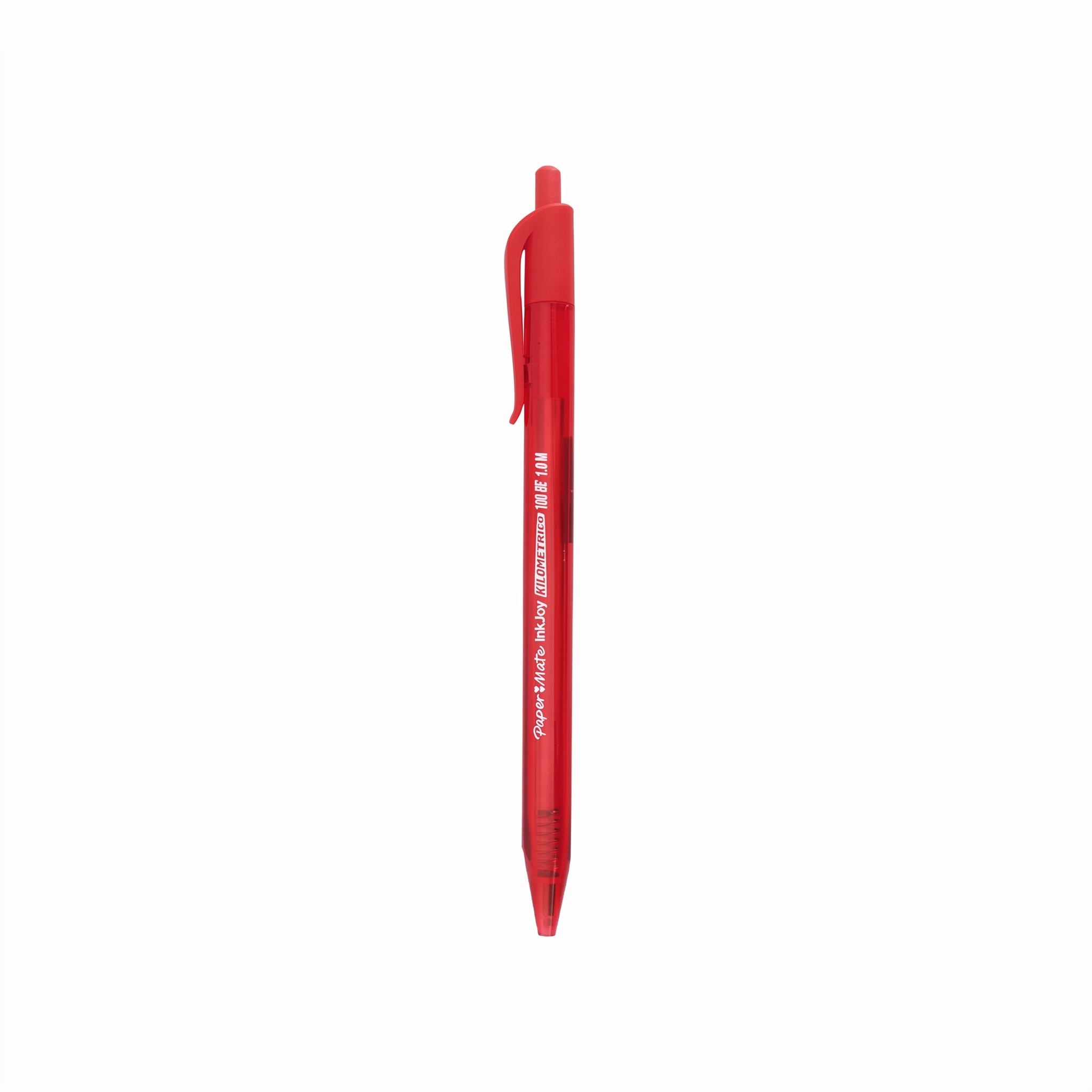Bolígrafo Kilométrico Paper Mate 100 RT 0.7 Punto Fino Rojo