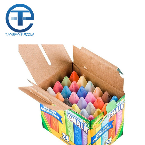 Gis Crayola Gigante, 24 Gises, Colores Surtidos, (1 Caja)