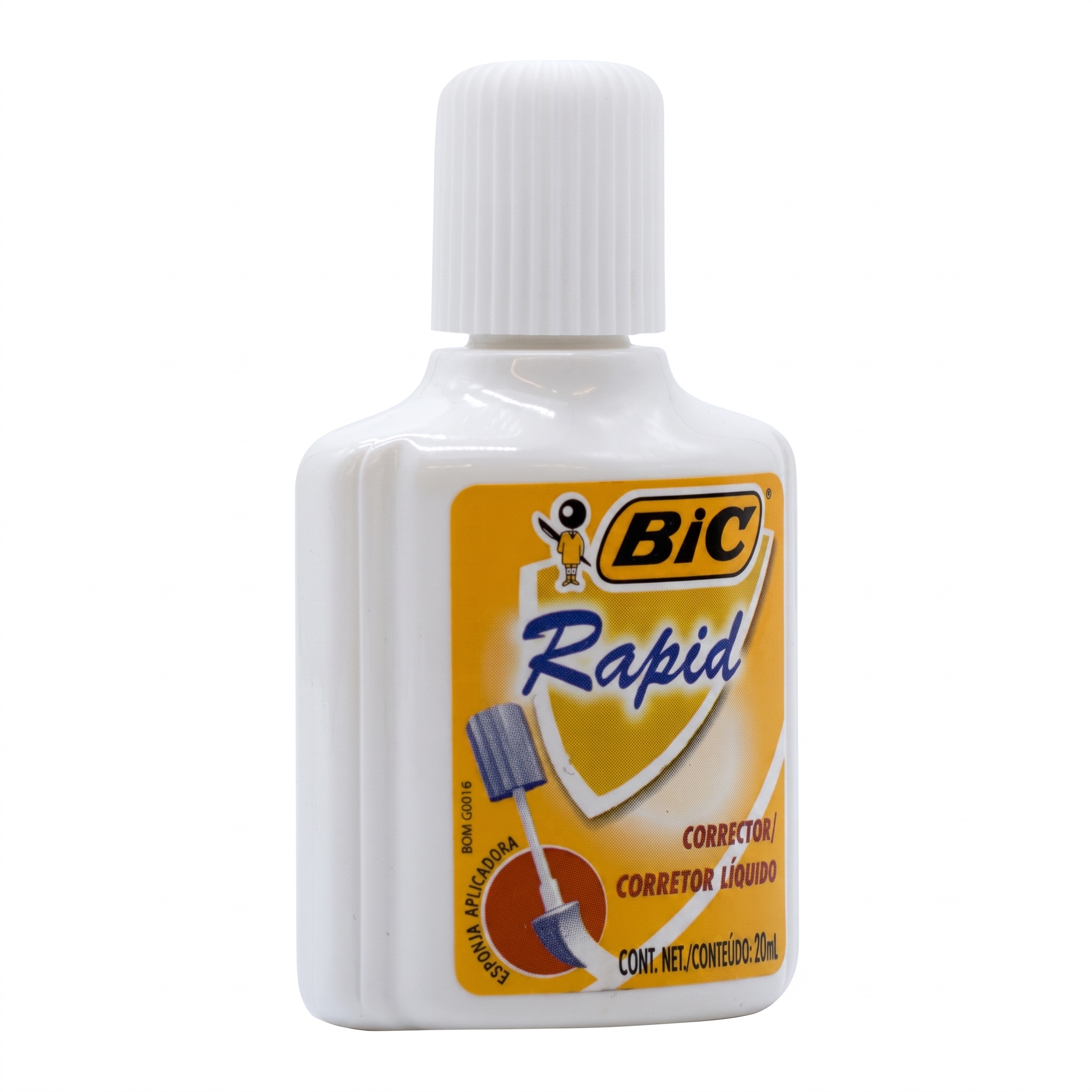 Corrector BIC Secado Rápido Gris 20 ml, pieza 867978
