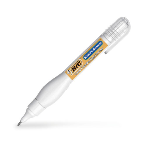 Corrector Bic tipo pluma, Shaken Squeeze, 8Ml, (1 Pieza)
