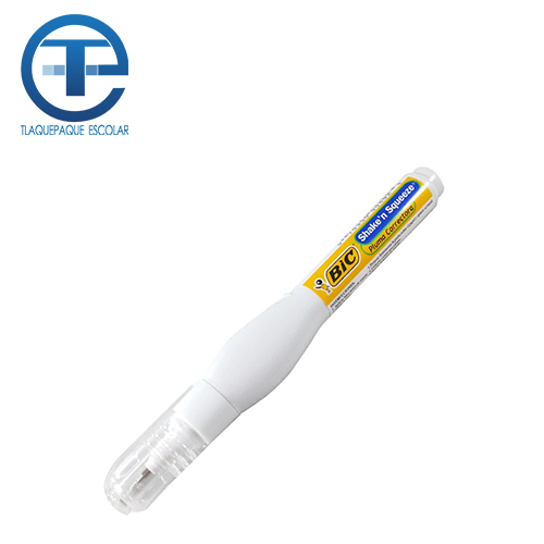 Corrector Bic tipo pluma, Shaken Squeeze, 8Ml, (1 Pieza)