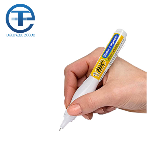 Corrector Bic tipo pluma, Shaken Squeeze, 8Ml, (1 Pieza)