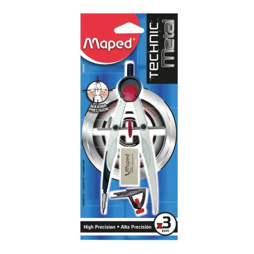 Compas Maped Technic Metal Blister (1 Pieza)