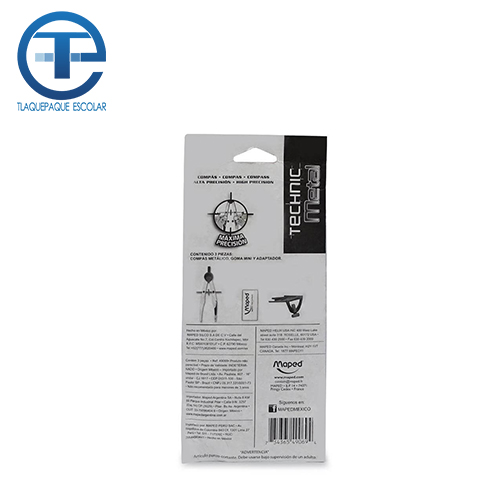 Compas Maped Technic Metal Blister (1 Pieza)