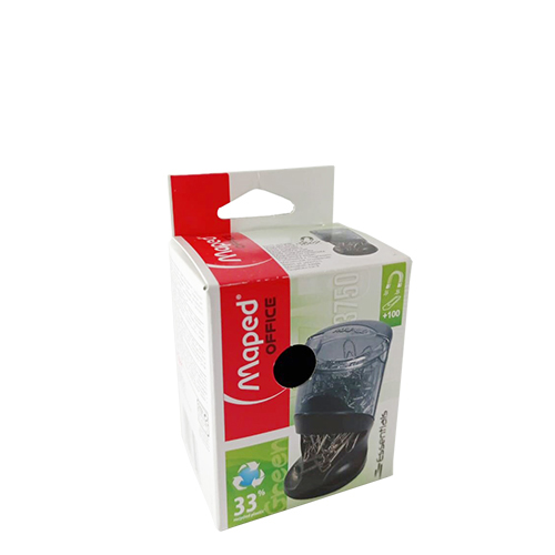 Portaclips Maped C/Imán, Negro, C/100 Clips, (1 Pieza)
