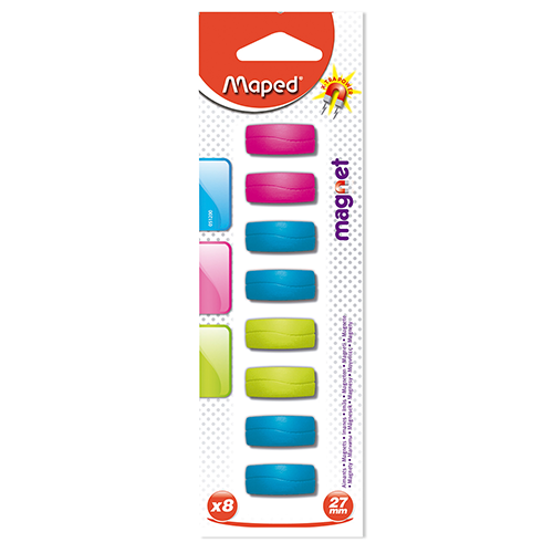 Iman Maped rectangular 27MM, C/8 Piezas, Modelo: 051200, 1 Pieza