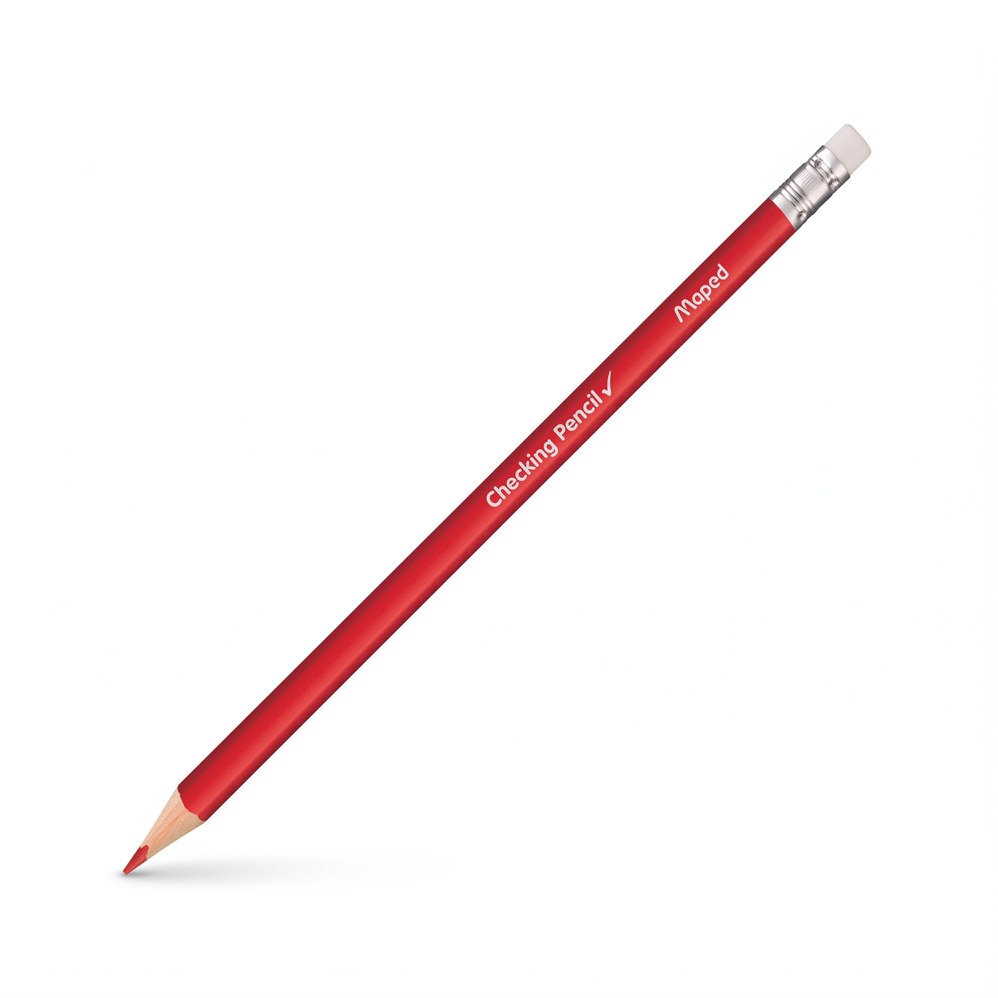 Lápiz Checador Maped con Borrador Checking Rojo Modelo 853812