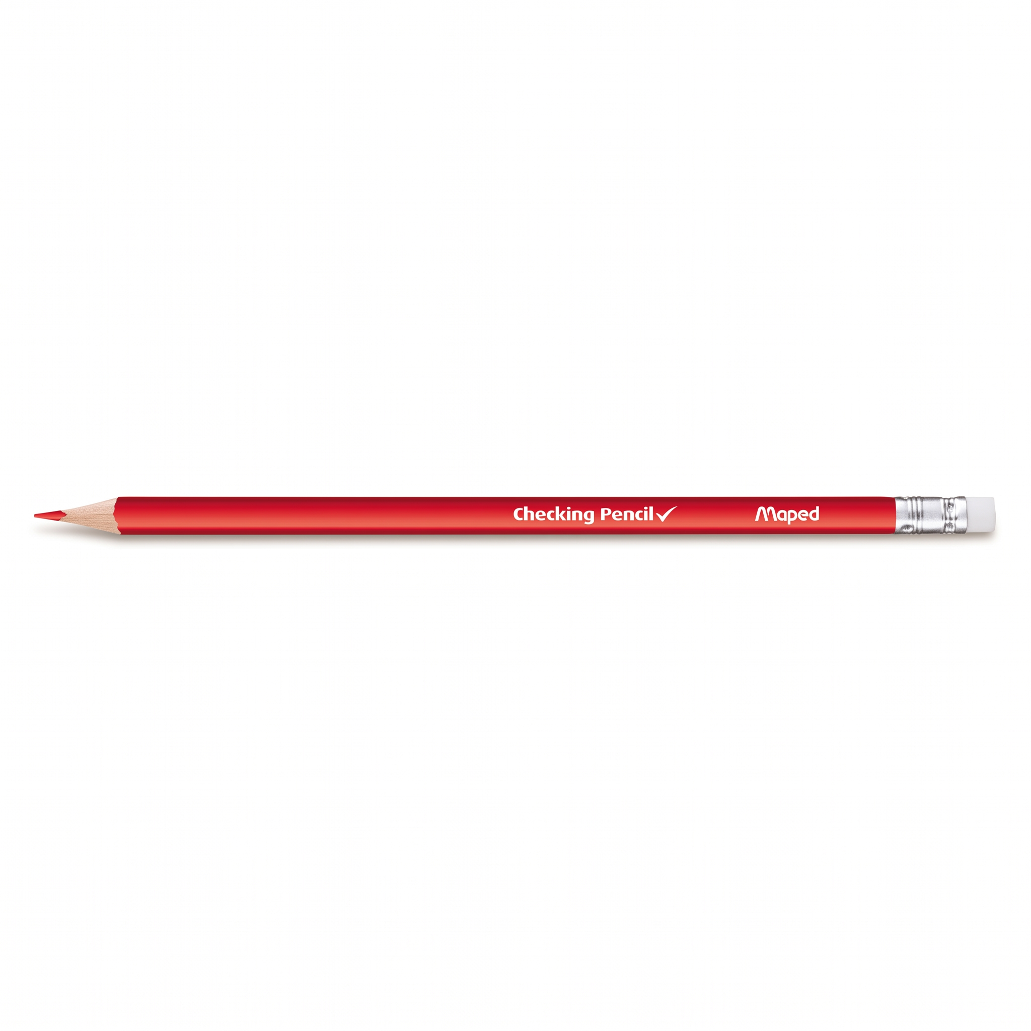 Lápiz Checador Maped con Borrador Checking Rojo Modelo 853812