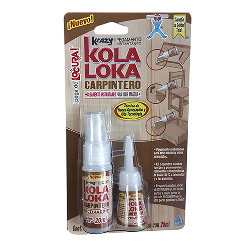 Pegamento Kola Loka Carpintero KLCARP-10 B, 10 g
