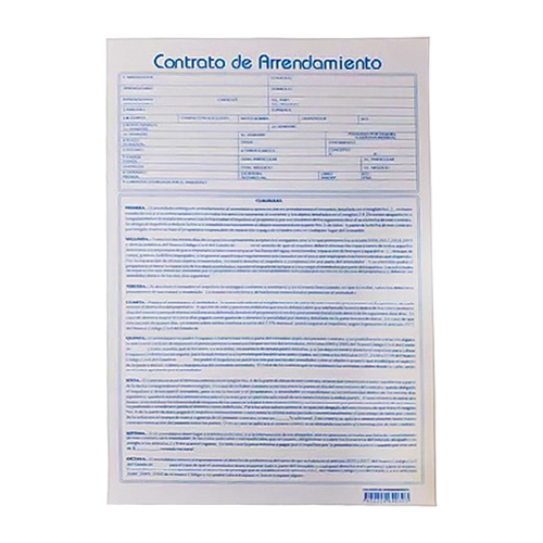 Contrato De Arrendamiento Pza Formularios Impresos América