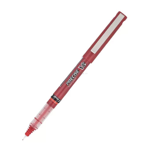 Bolígrafo Pilot Precise, V-5, Color Rojo, (1 Pieza)