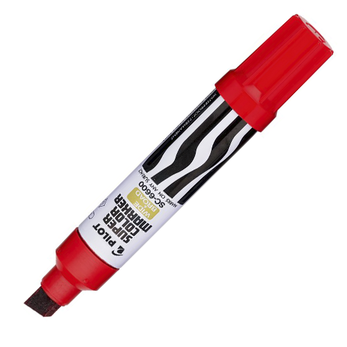 Marcador Pilot permanente Jumbo, color rojo, Modelo: 43300, 1 Pieza