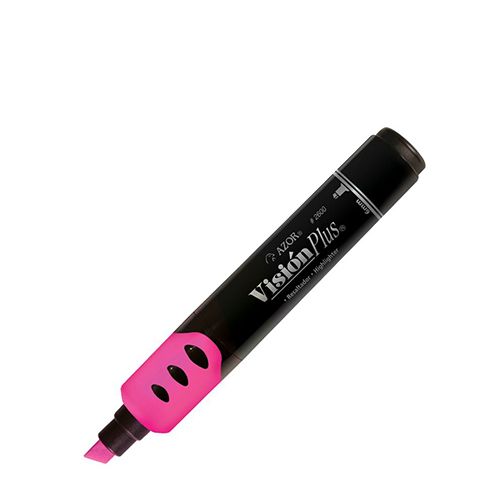 Marcador Fluorescence Vision Plus, Color Rosa, (1 Pieza)