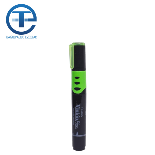 Marcador Fluorescence Vision Plus, Color Verde, (1 Pieza)