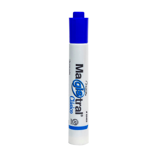 Marcador Magistral, Barril Azul, Para Pintarron, Color Azul, (1 Pieza)
