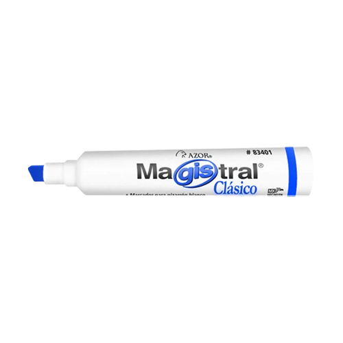 Marcador Magistral, Barril Azul, Para Pintarron, Color Azul, (1 Pieza)