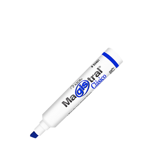 Marcador Magistral, Barril Azul, Para Pintarron, Color Azul, (1 Pieza)