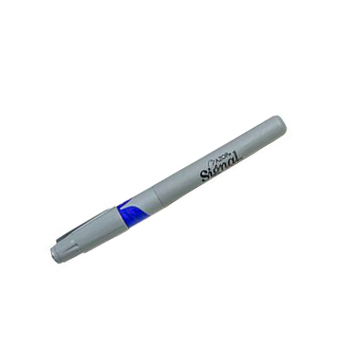 Marcador Signal Permanente, Punto UltraFino, Azul, (1 Pieza)