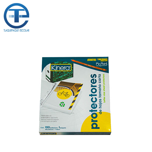 Protector Kinera, Tamaño Carta, 100 Protectores, (1 Pieza)