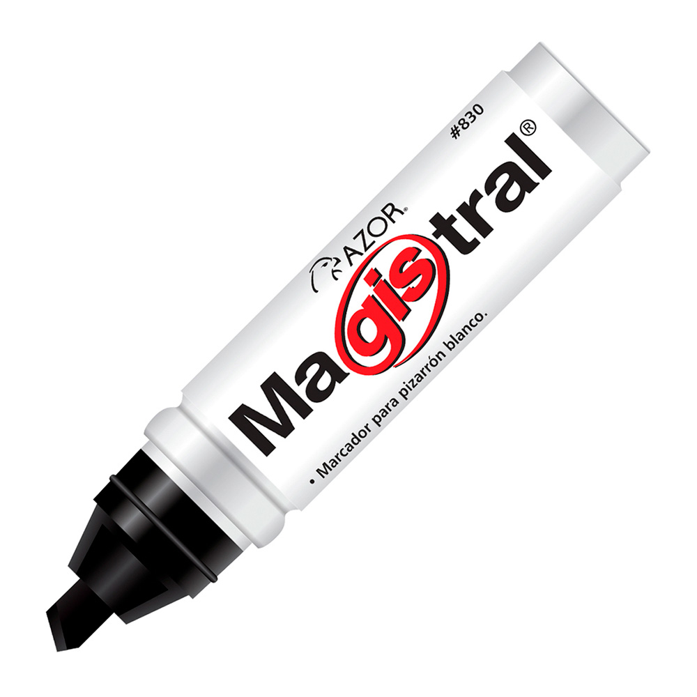 Marcador Azor Magistral Barril Aluminio Negro 830-12NE (1 Pieza)