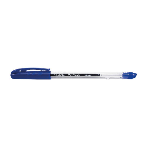 Bolígrafo Azor Pin Point, Punto Mediano, Azul, (1 Pieza)