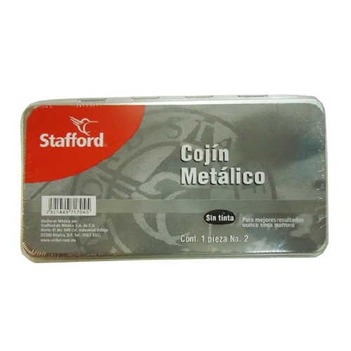 Cojín Stafford/Azor Metálico #2 Seco