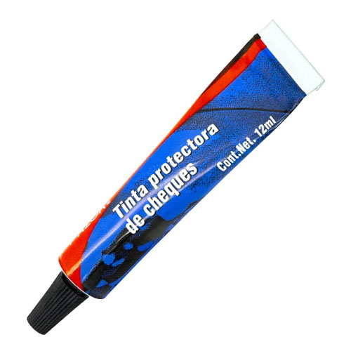 Tinta AzorStafford para Cheques y Foliador 12 ml Negra