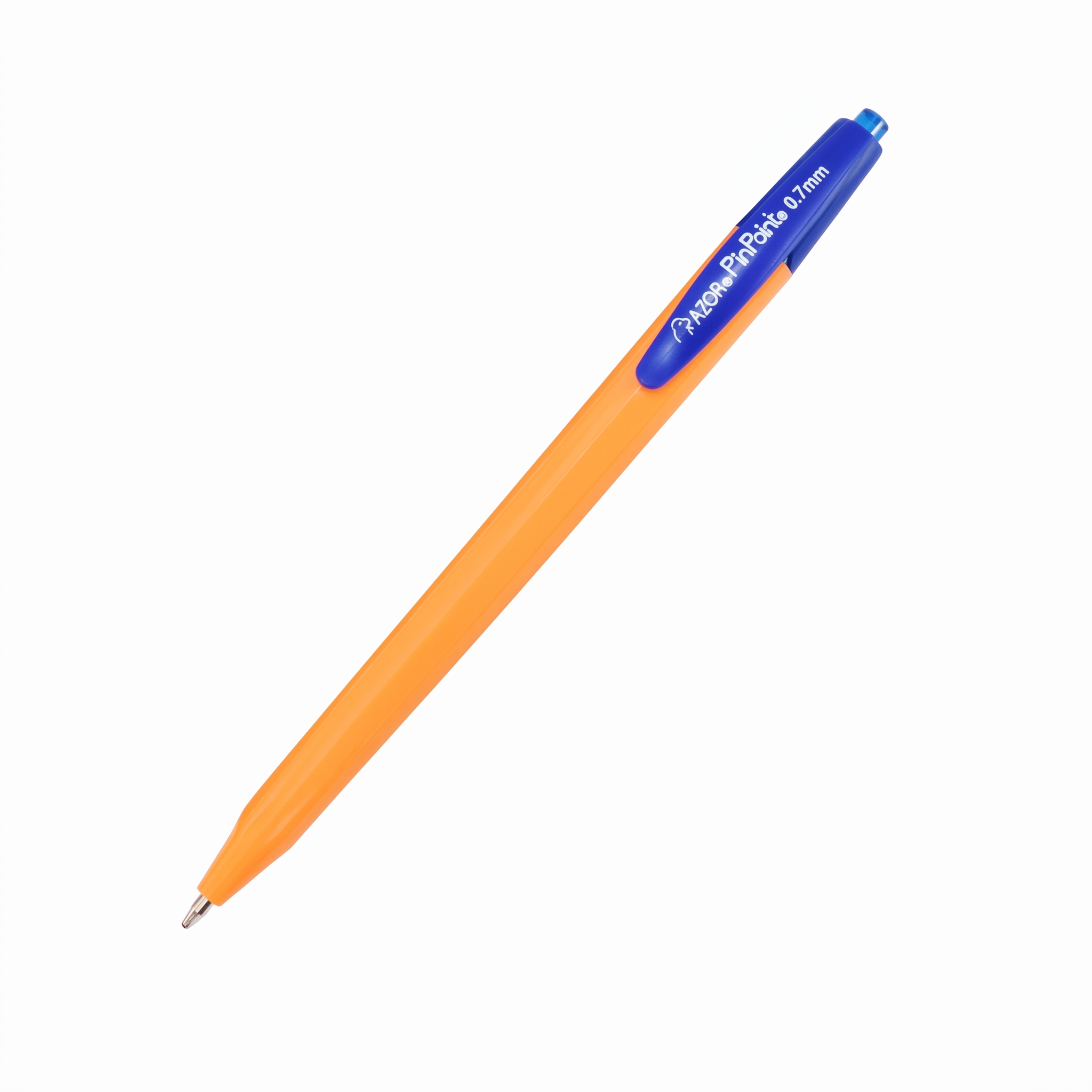 Bolígrafo Azor Pin Point Retráctil P/F Azul 6120AZ
