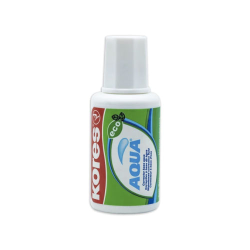 Corrector Kores Aqua, Frasco, 20 Ml, (1 Pieza)
