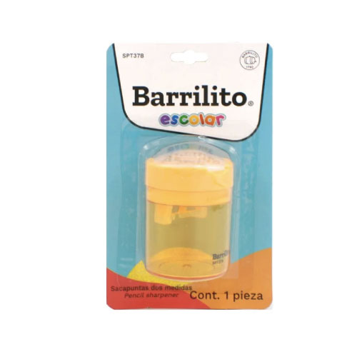 Sacapuntas Barrilito, 1 Deposito, (1 Pieza)