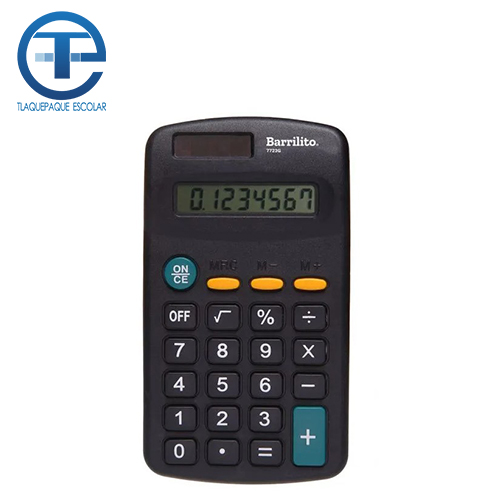 Calculadora Barrilito De Bolsillo, 8 Digitos, Modelo 7723G, (1 Pieza)