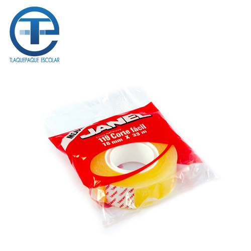 Cinta Janel, 18mm x 33m, Modelo: T119, (1 Pieza)
