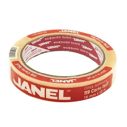 Cinta Janel Transparente T-119 18 mm x 65 m