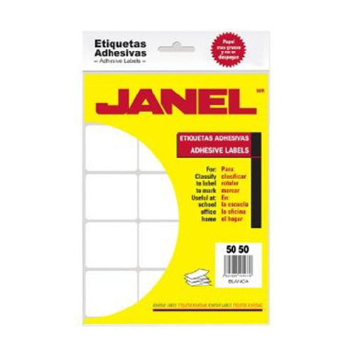 Etiqueta Janel #19 (50 x 50 mm)