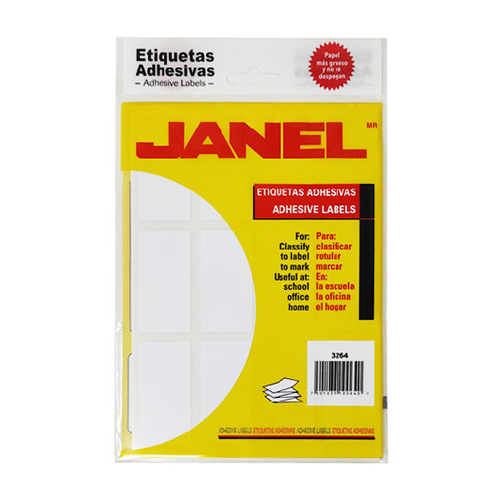 Etiqueta Janel #24 (32 x 64 mm)