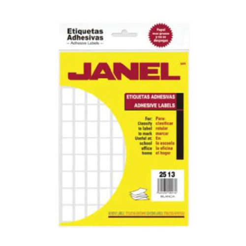 Etiqueta Janel #8 (25 x 13 mm)